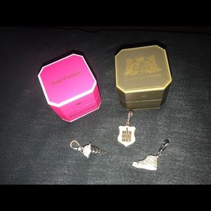 Juicy Couture set of 3 charms